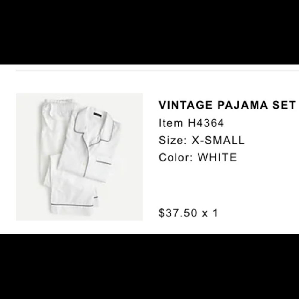 Sold! J.Crew pajama set. New!